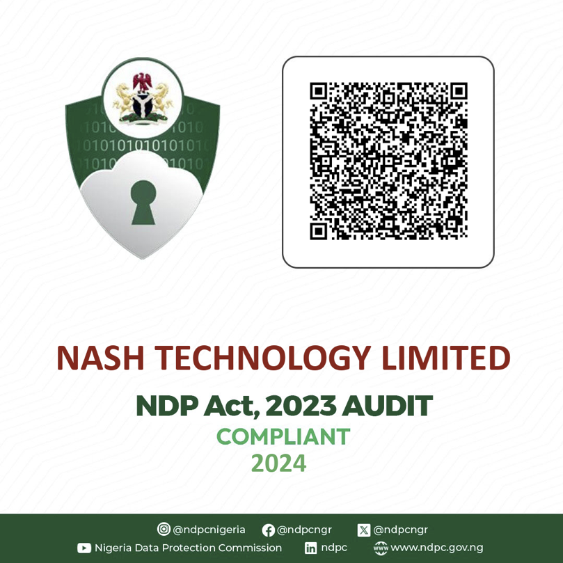 Nash Technology Limited — NDPA NDP Act 2023 Audit Compliant
